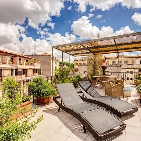 Trastevere Attic With Terrace * Rome